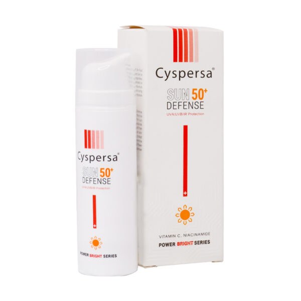 فلوئید ضد آفتاب پاوربرایت SPF50+ سیسپرسا با محافظت و روشن‌کنندگی پوست