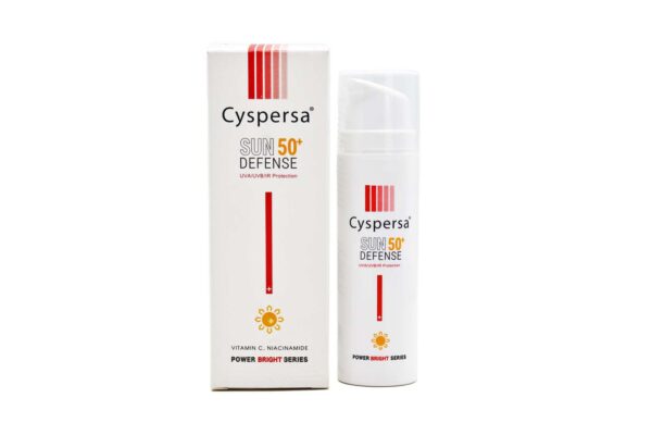 فلوئید ضد آفتاب روشن‌کننده SPF50 سیسپرسا اصل با محافظت بالا و بافت سبک