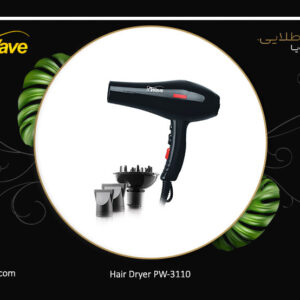 سشوار حرفه‌ای 2200 وات پروویو PW-3110 | قدرت و کیفیت در یک دستگاه