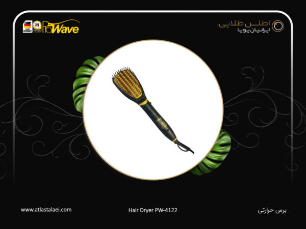 ست حالت دهنده 1*9 پروویو PW-4122 | فرکننده، صاف‌کننده و ویو حرفه‌ای مو - Image 3