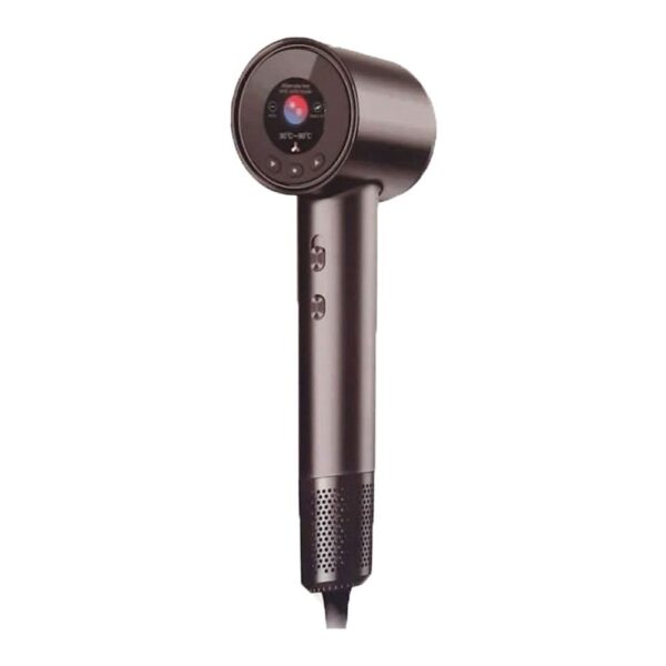 سشوار بدون پره دیجیتال پروویو مدل PW-3116، دارای موتور BLDC، فناوری یونی و طراحی مدرن برای خشک‌کردن سریع و ایمن موها.